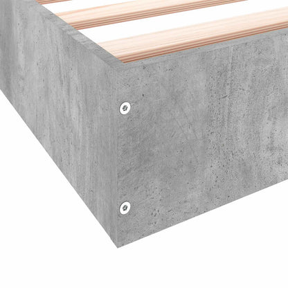 Struttura letto a pavimento Grigio Cemento 80 x 200 cm | homemem39