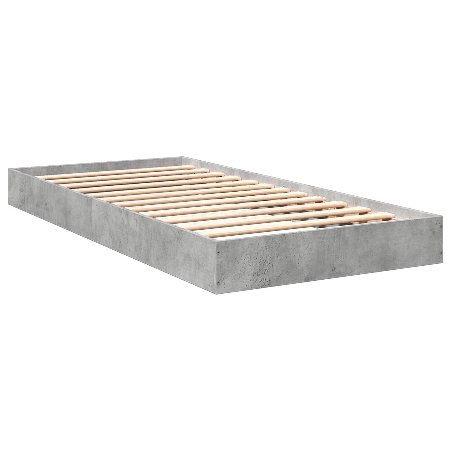 Struttura letto a pavimento Grigio Cemento 80 x 200 cm | homemem39