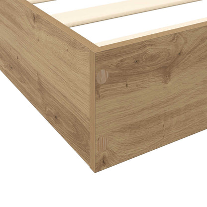 Struttura letto a pavimento Rovere Artigianale 80 x 200 cm | homemem39