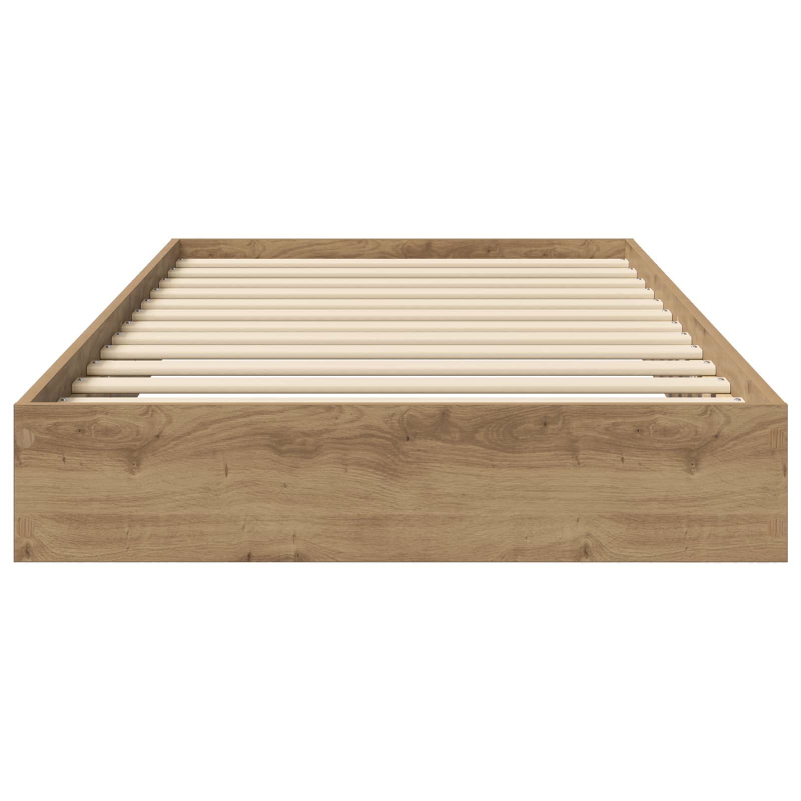 Struttura letto a pavimento Rovere Artigianale 80 x 200 cm | homemem39