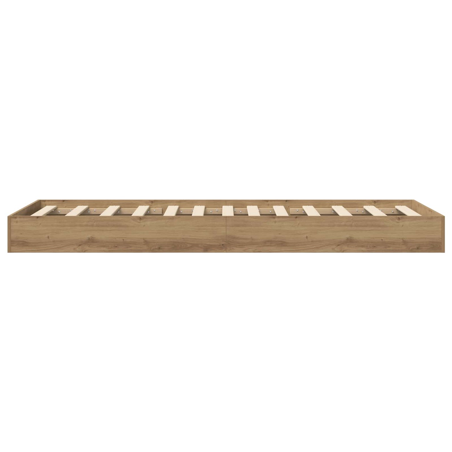 Struttura letto a pavimento Rovere Artigianale 80 x 200 cm | homemem39