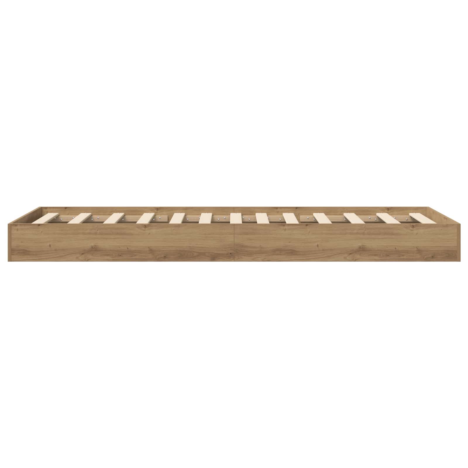 Struttura letto a pavimento Rovere Artigianale 80 x 200 cm | homemem39