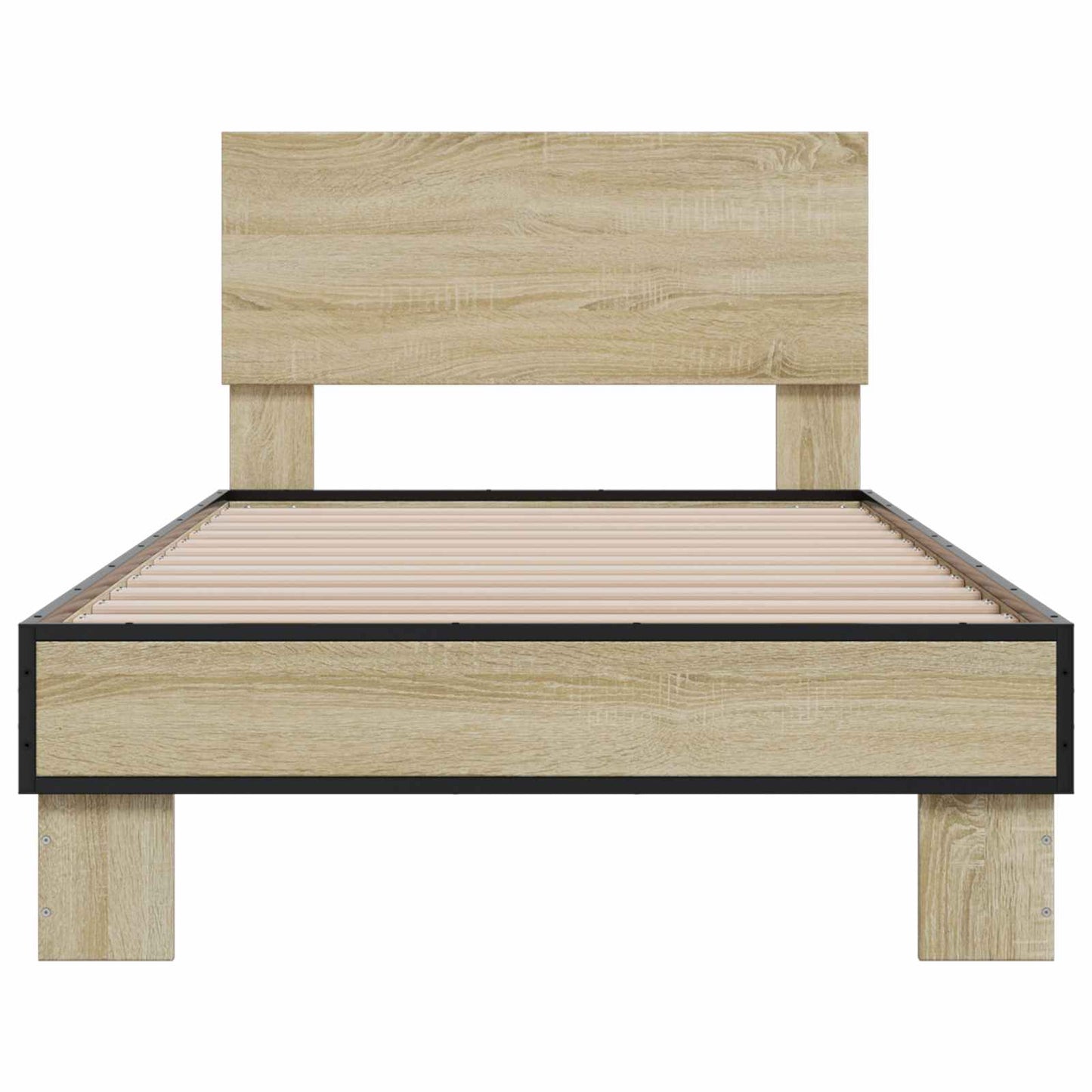 Struttura letto con testata Rovere Sonoma 80 x 200 cm | homemem39