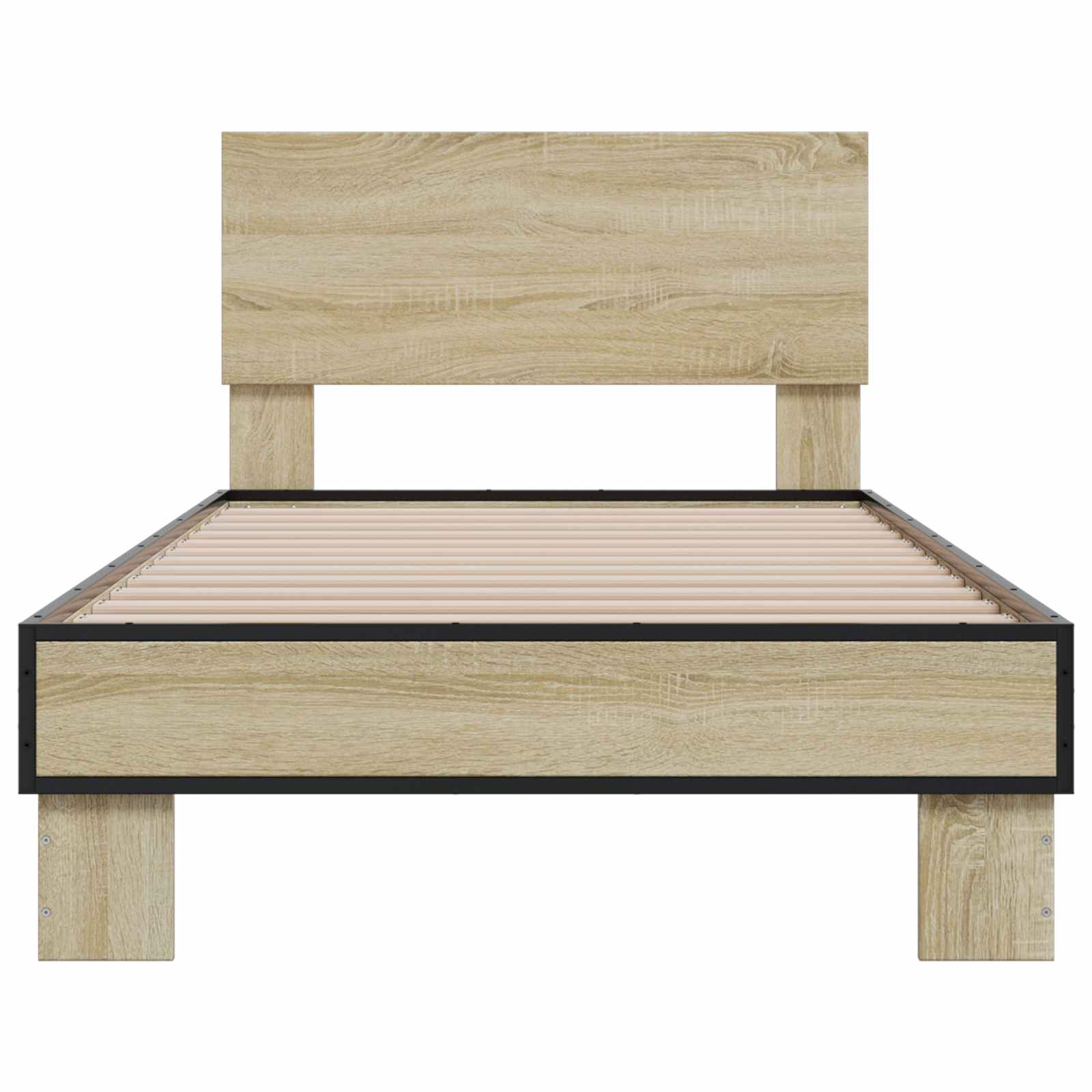 Struttura letto con testata Rovere Sonoma 80 x 200 cm | homemem39