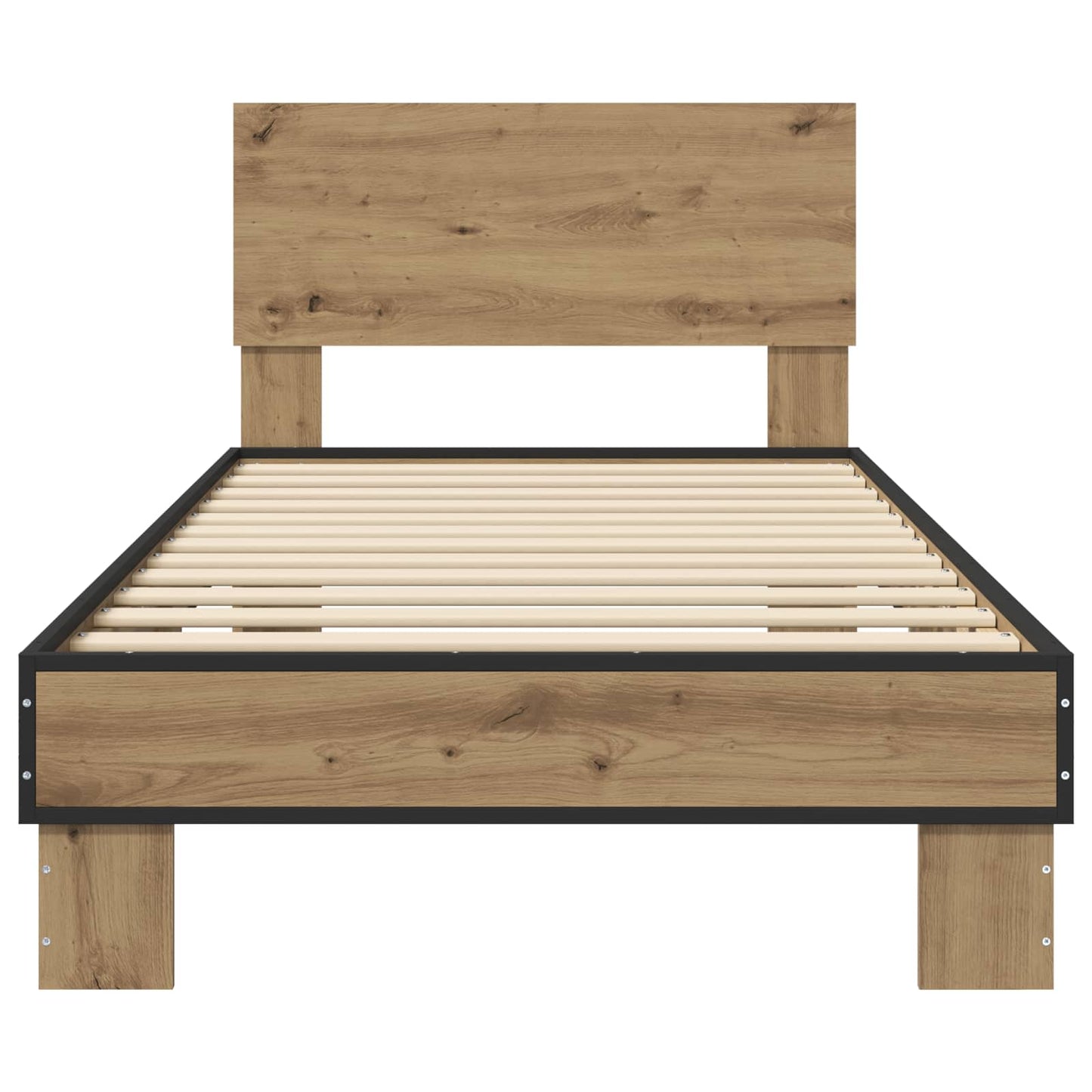 Struttura letto con testata Rovere Artigianale 80 x 200 cm | homemem39