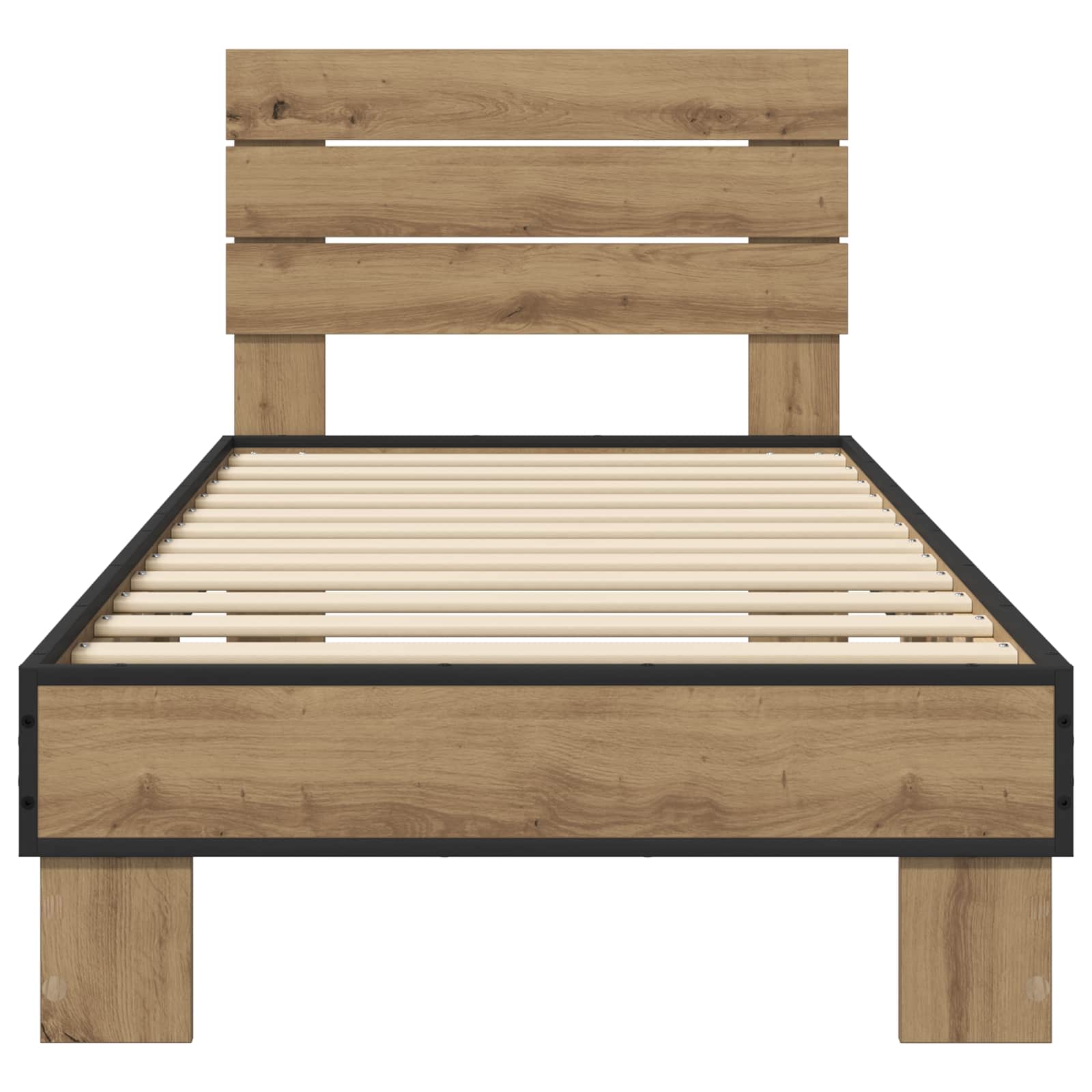 Struttura letto con testata Rovere Artigianale 80 x 200 cm | homemem39