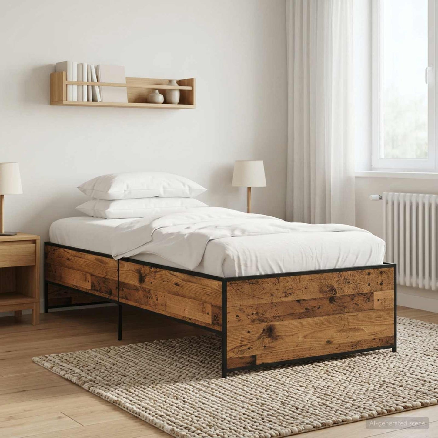Struttura del letto Legno antico 80 x 200 cm | homemem39