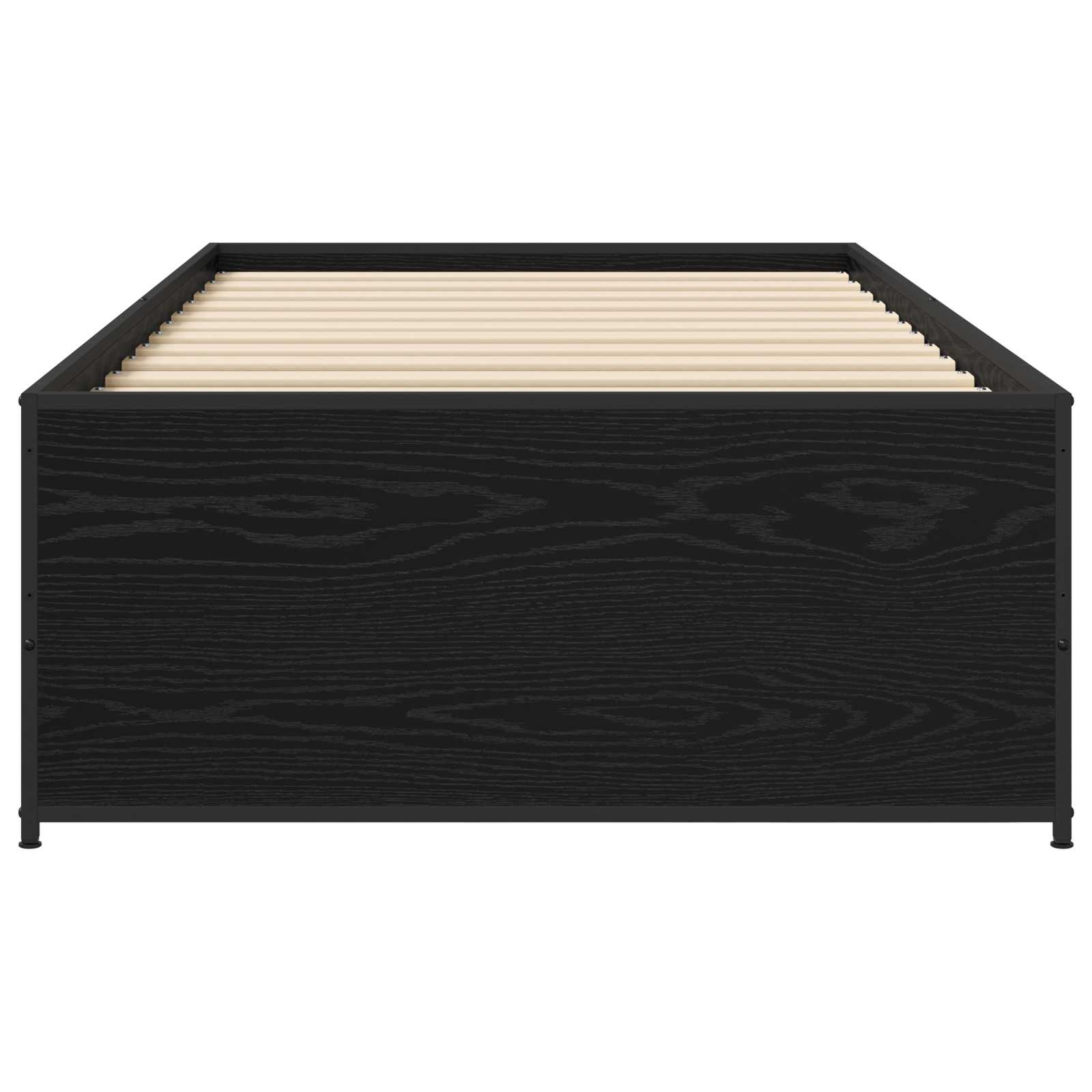 Struttura del letto Rovere Nero 80 x 200 cm | homemem39