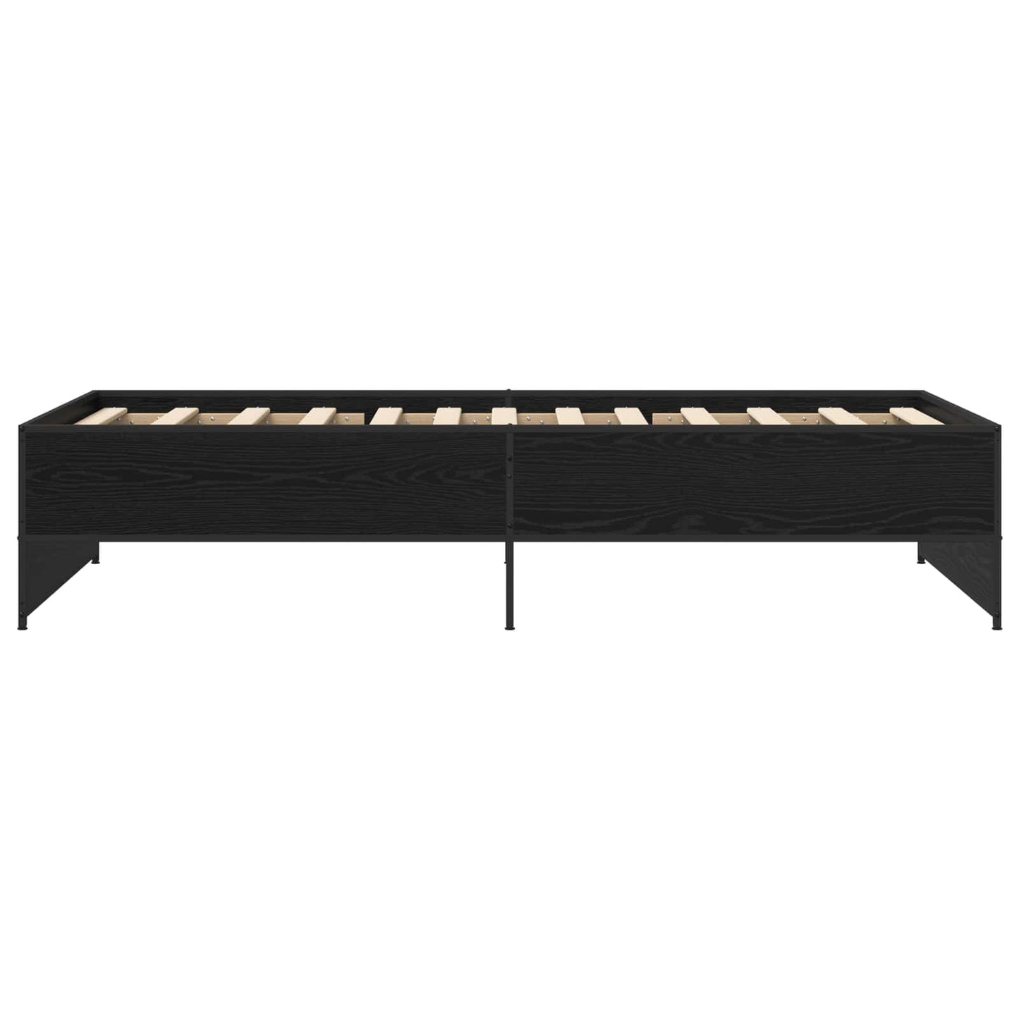 Struttura del letto Rovere Nero 80 x 200 cm | homemem39