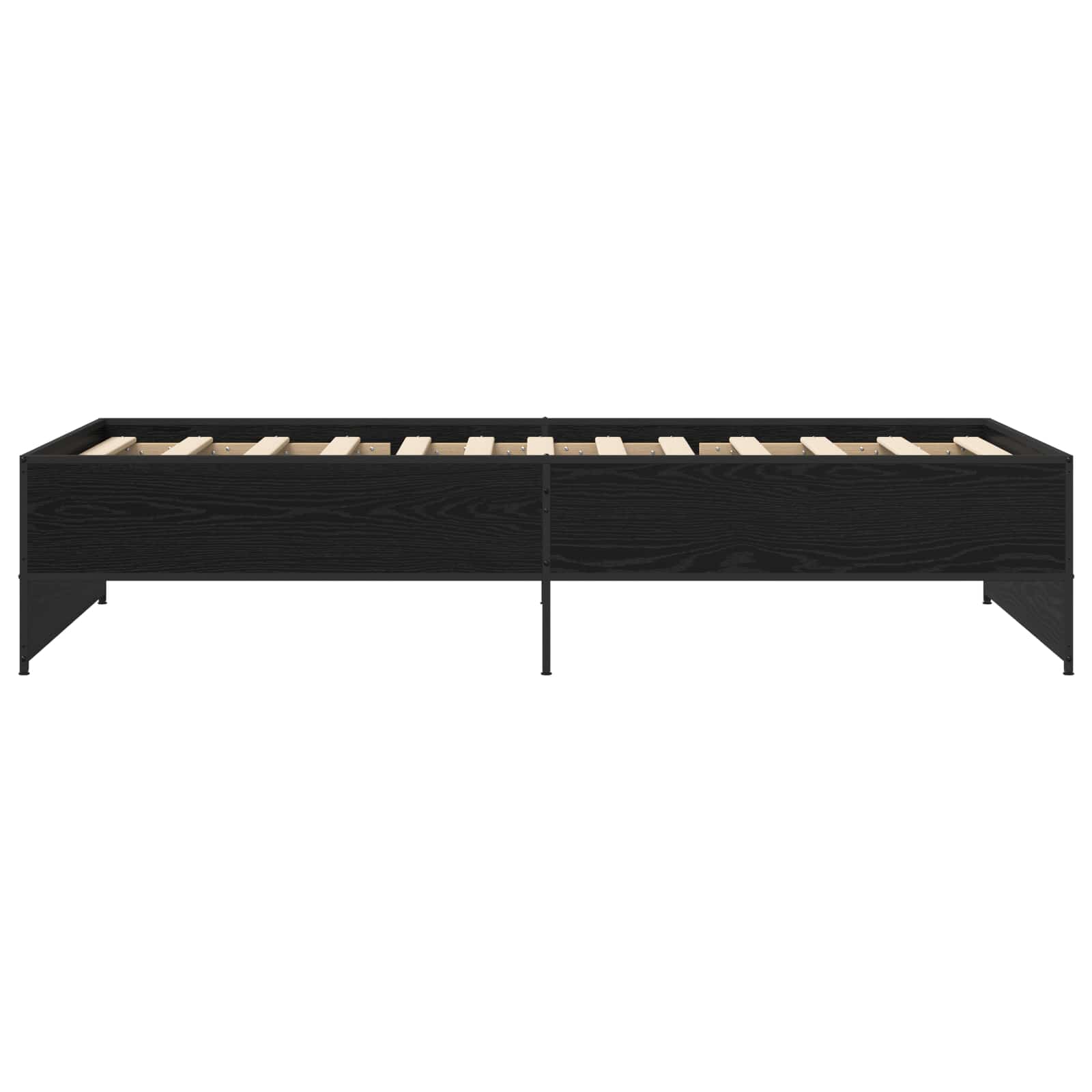 Struttura del letto Rovere Nero 80 x 200 cm | homemem39