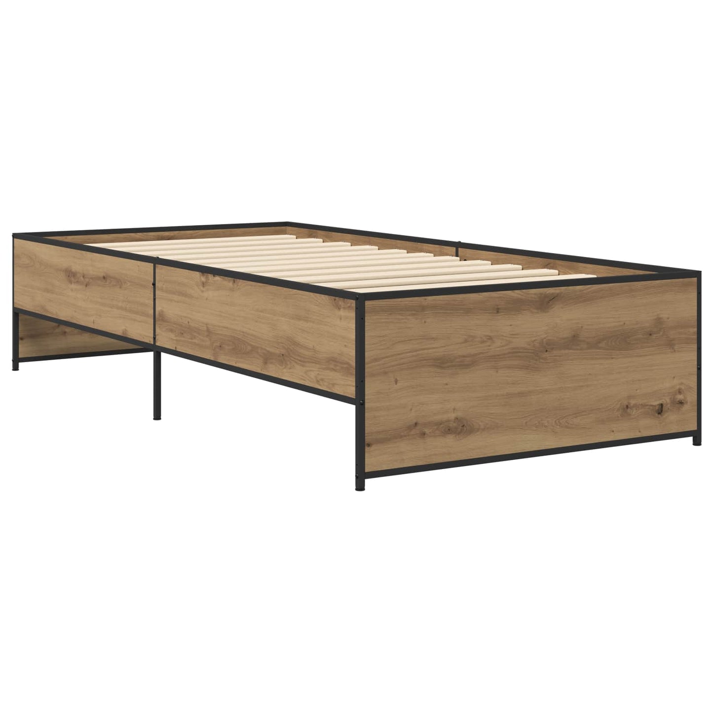Struttura del letto Rovere Artigianale 80 x 200 cm | homemem39