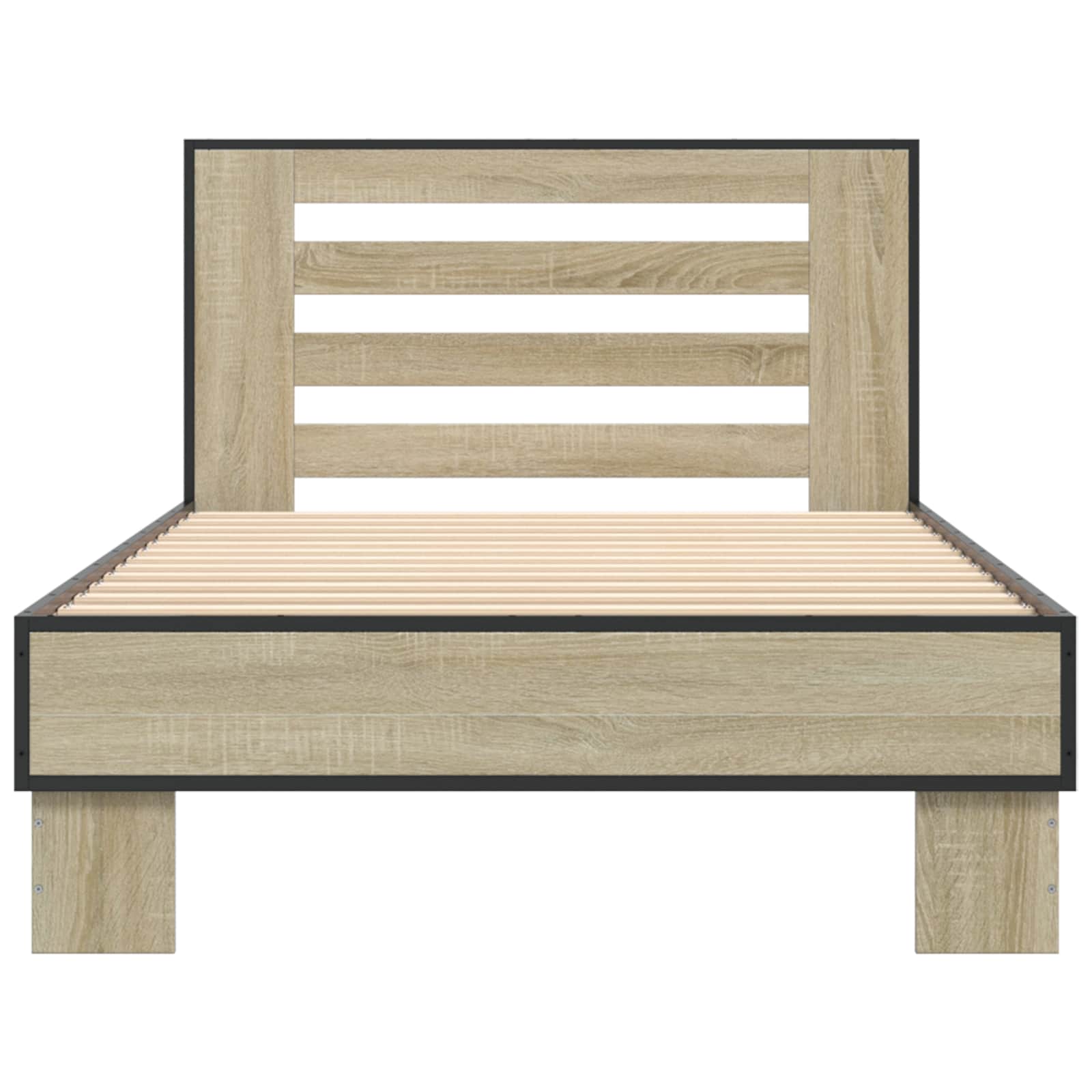 Struttura letto con testata Rovere Sonoma 80 x 200 cm | homemem39