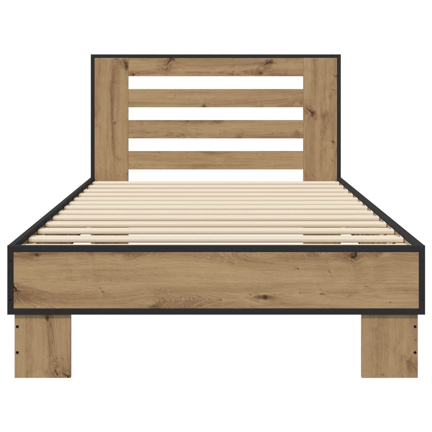 Struttura letto con testata Rovere Artigianale 80 x 200 cm | homemem39