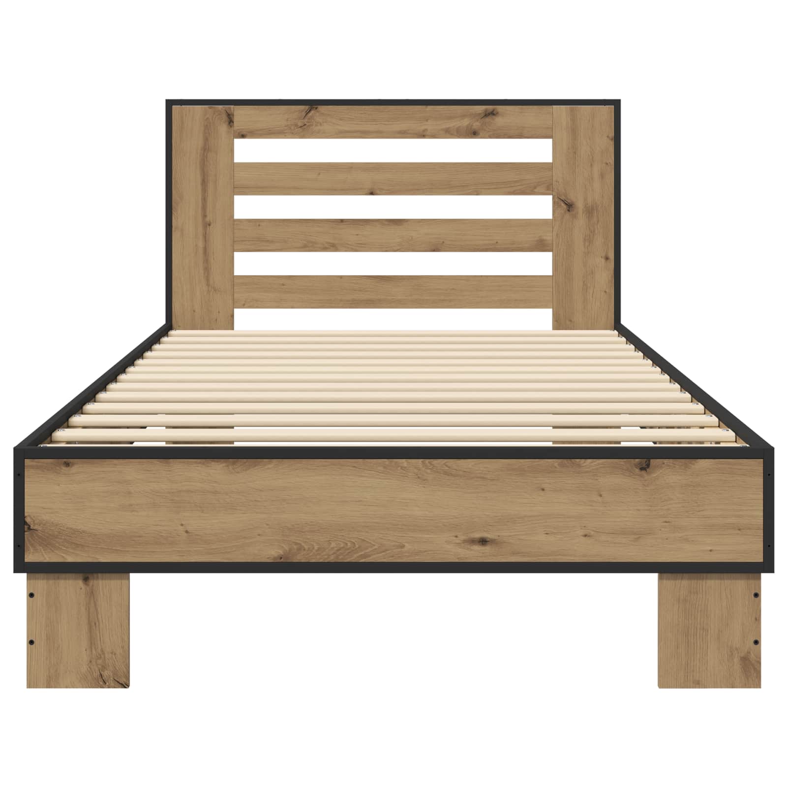 Struttura letto con testata Rovere Artigianale 80 x 200 cm | homemem39