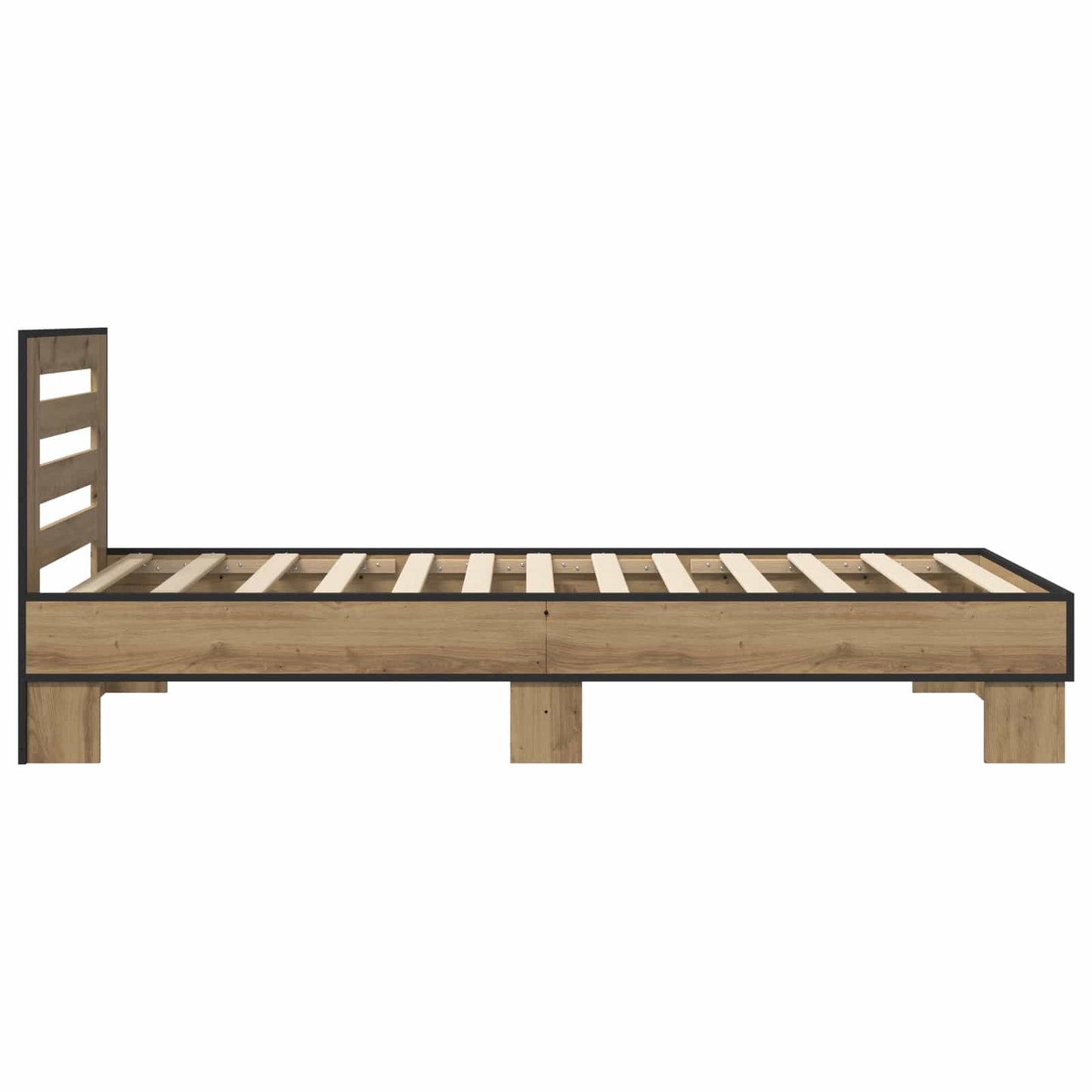 Struttura letto con testata Rovere Artigianale 80 x 200 cm | homemem39