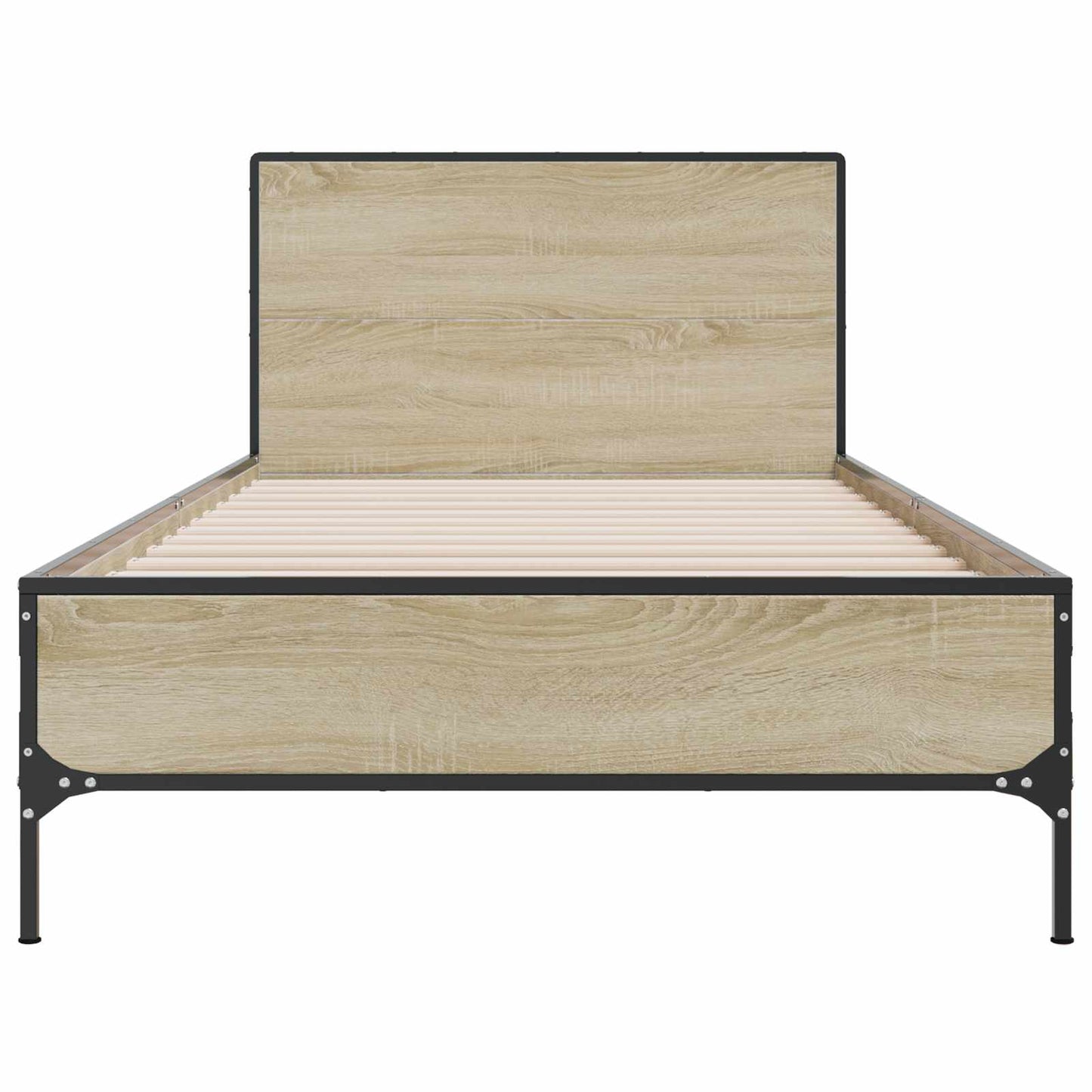 Struttura letto con testata Rovere Sonoma 80 x 200 cm | homemem39