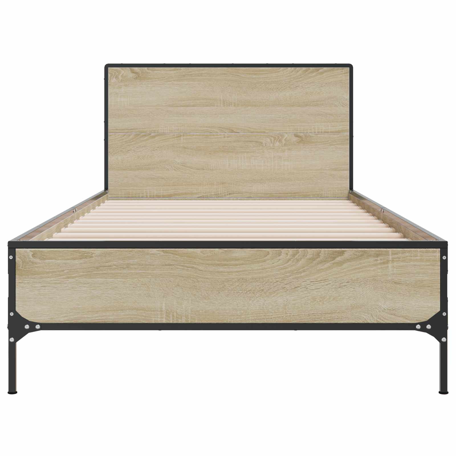 Struttura letto con testata Rovere Sonoma 80 x 200 cm | homemem39