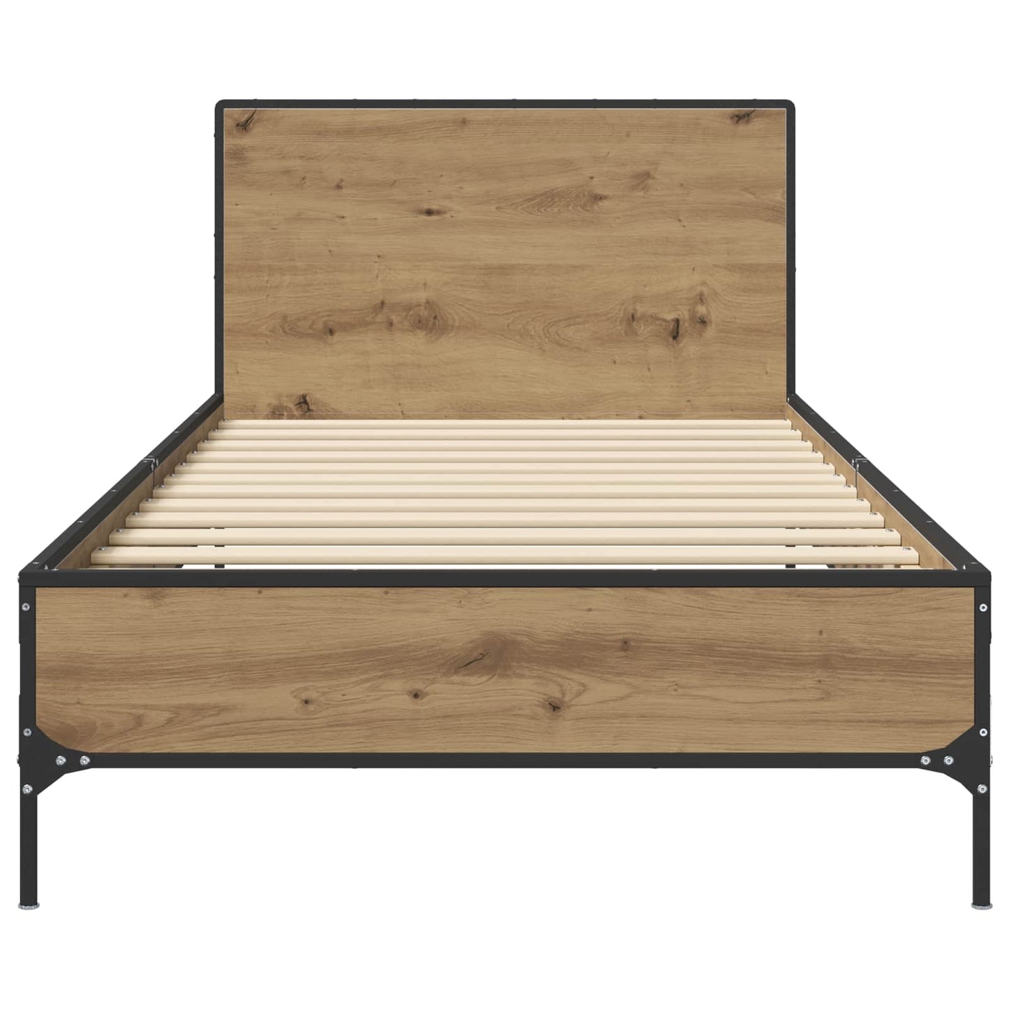 Struttura letto con testata Rovere Artigianale 80 x 200 cm | homemem39