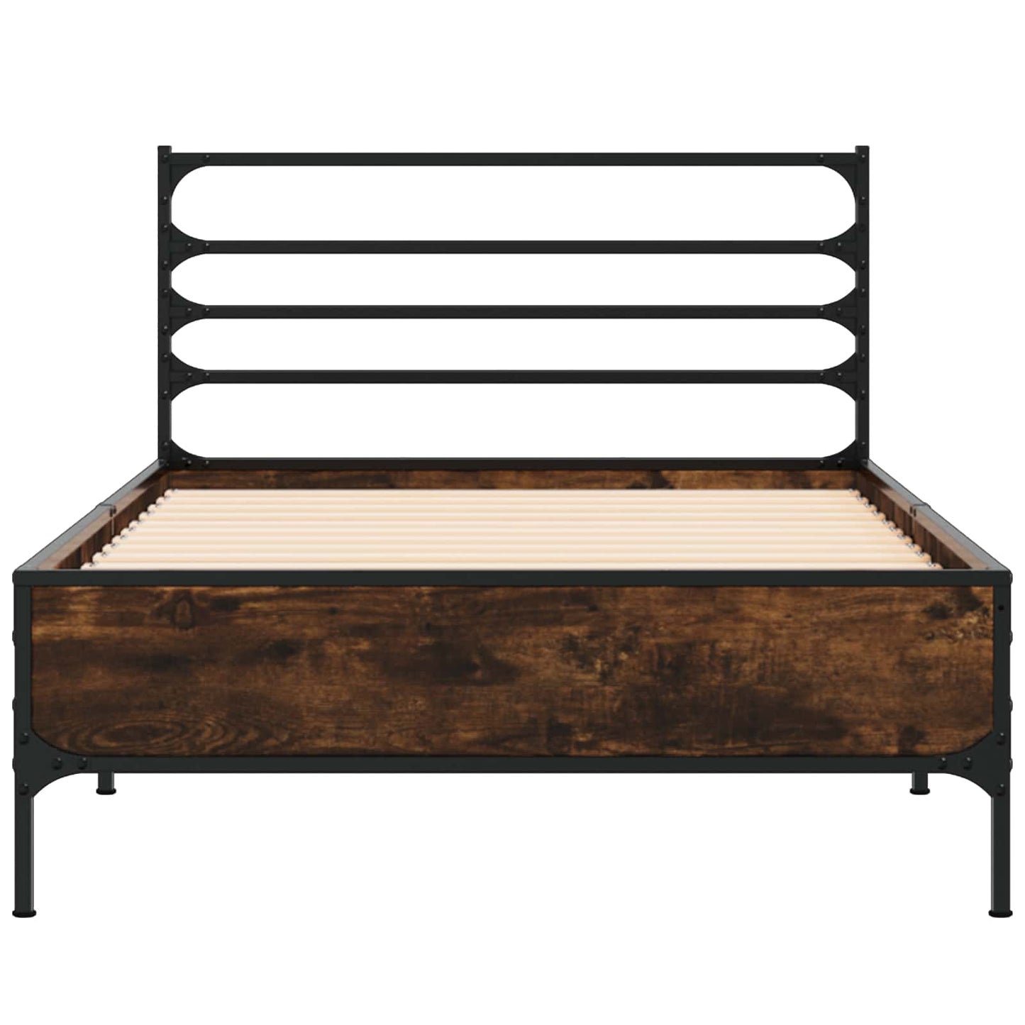Struttura del letto Rovere Fumo 80 x 200 cm | homemem39