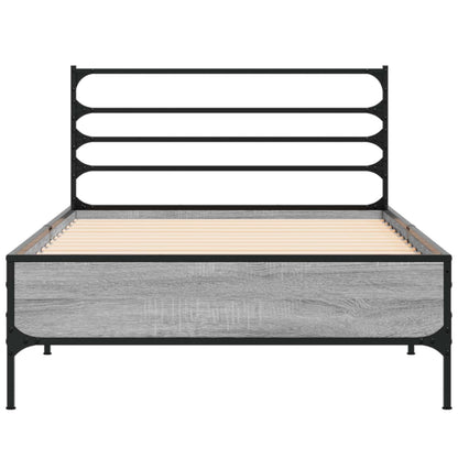 Struttura del letto Sonoma grigio 80 x 200 cm | homemem39