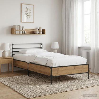 Struttura del letto Rovere Artigianale 80 x 200 cm