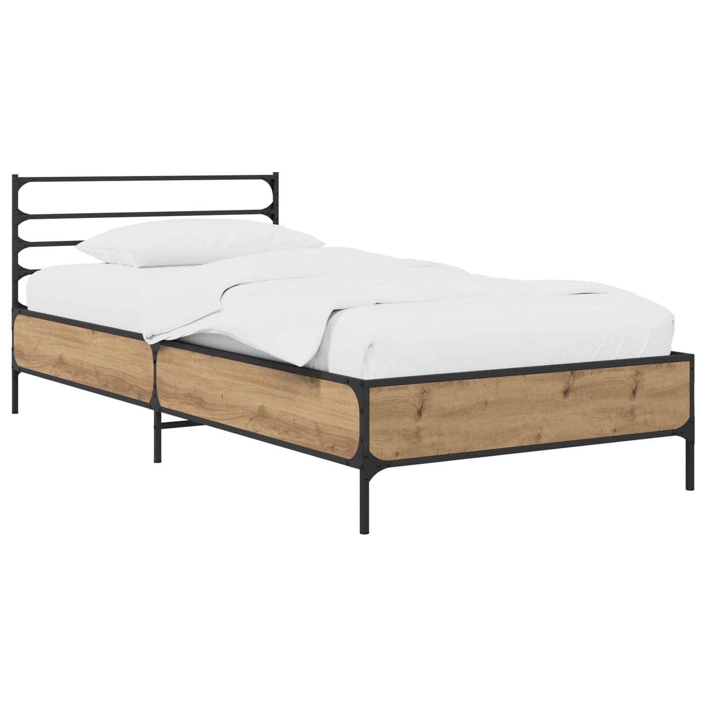 Struttura del letto Rovere Artigianale 80 x 200 cm