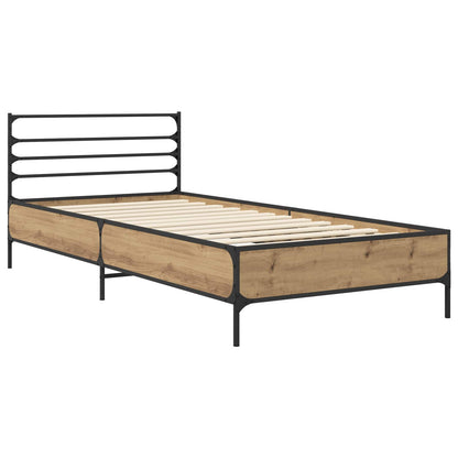 Struttura del letto Rovere Artigianale 80 x 200 cm | homemem39