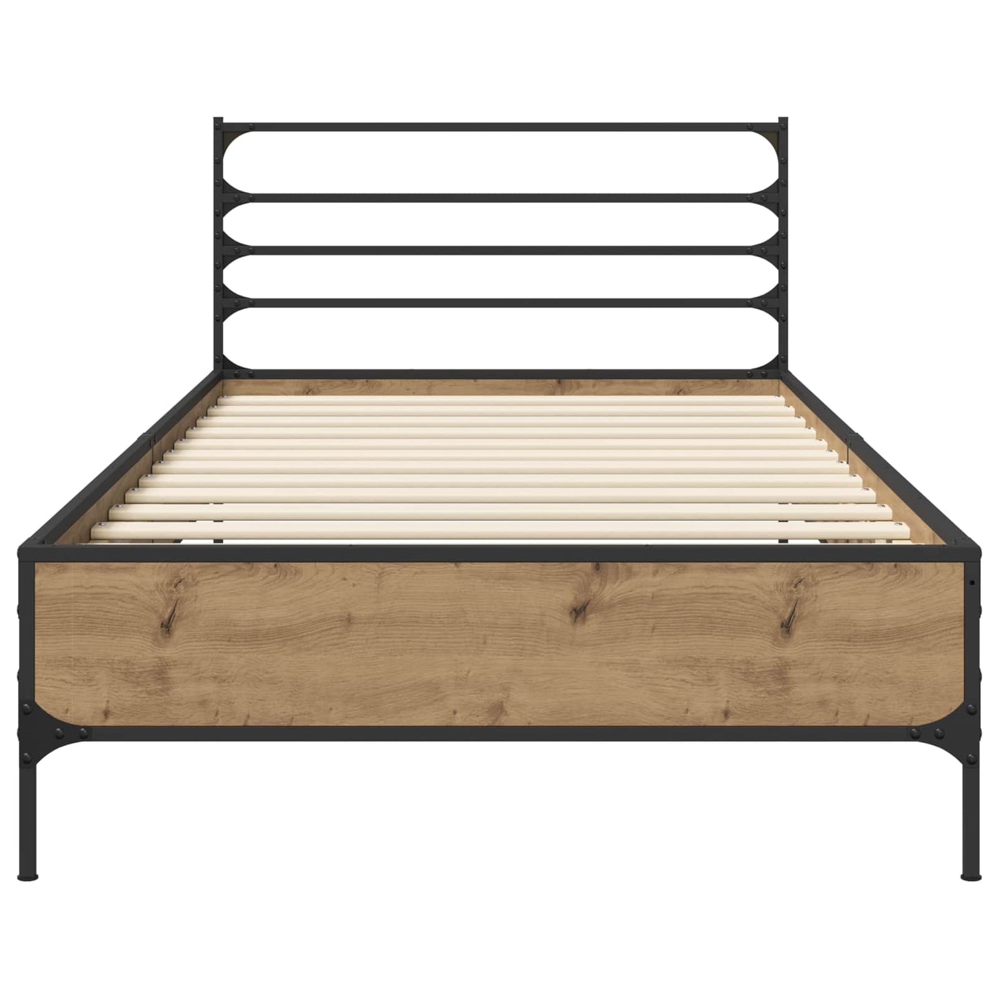 Struttura del letto Rovere Artigianale 80 x 200 cm | homemem39