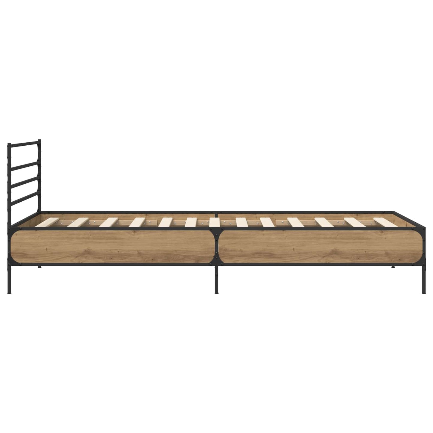 Struttura del letto Rovere Artigianale 80 x 200 cm | homemem39