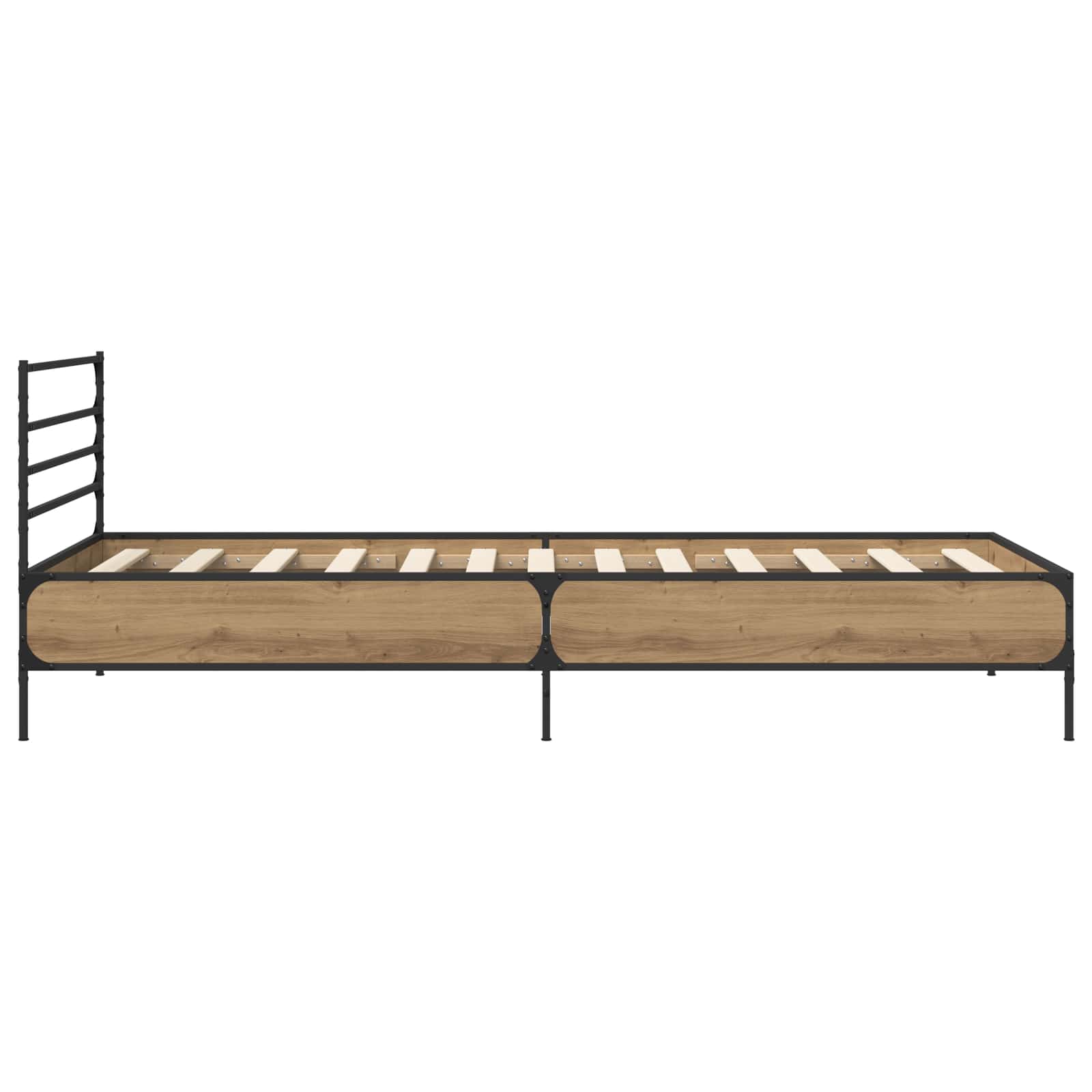 Struttura del letto Rovere Artigianale 80 x 200 cm | homemem39