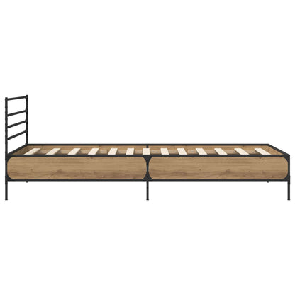 Struttura del letto Rovere Artigianale 80 x 200 cm | homemem39