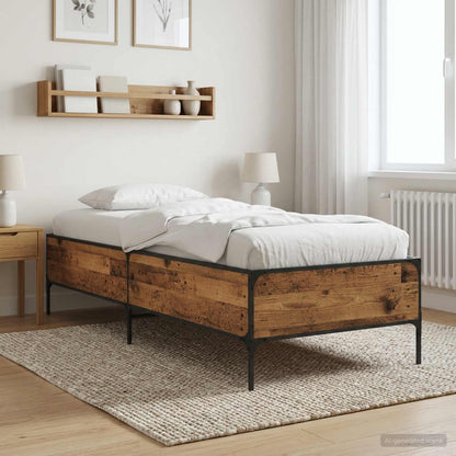 Struttura del letto Legno antico 80 x 200 cm