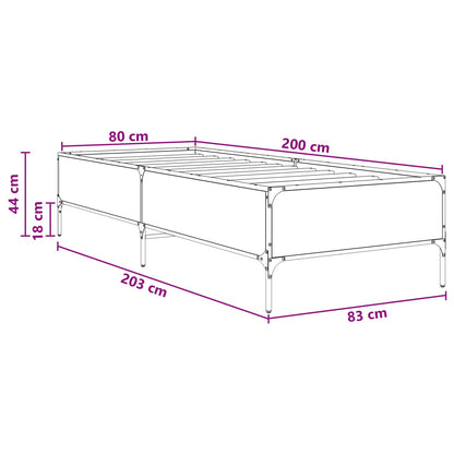 Struttura del letto Legno antico 80 x 200 cm | homemem39