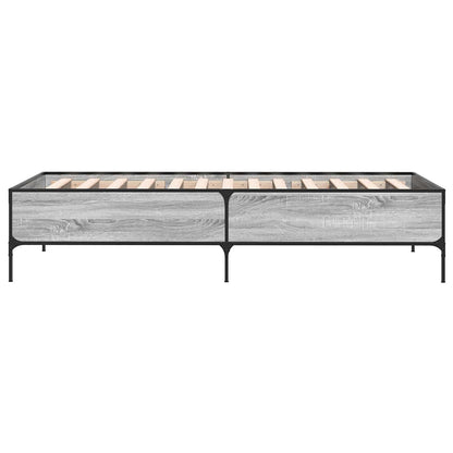 Struttura del letto Sonoma grigio 80 x 200 cm | homemem39