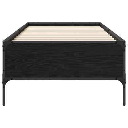 Struttura del letto Rovere Nero 80 x 200 cm | homemem39