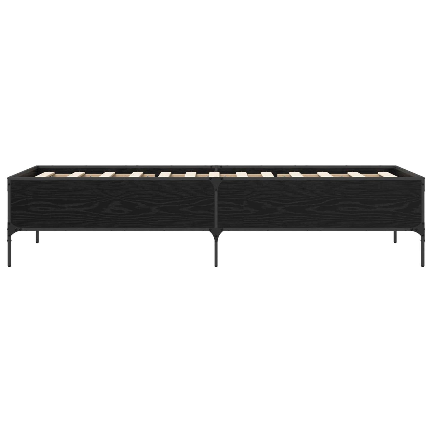 Struttura del letto Rovere Nero 80 x 200 cm | homemem39