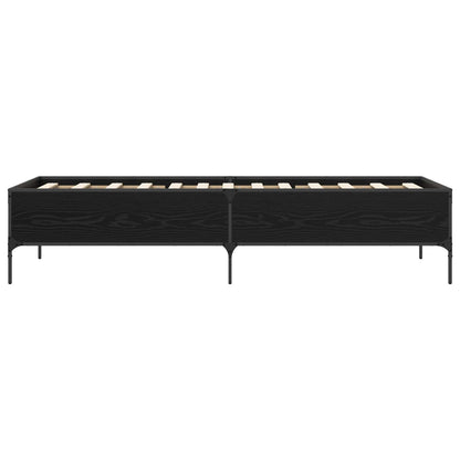 Struttura del letto Rovere Nero 80 x 200 cm | homemem39