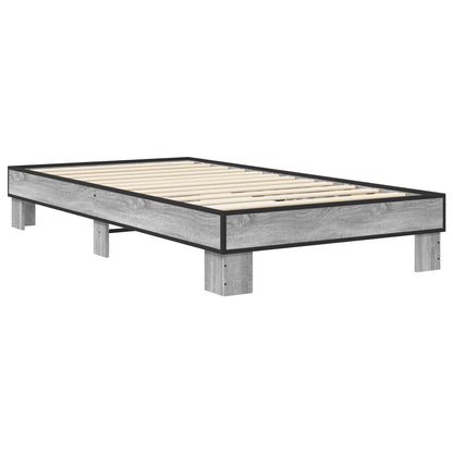 Struttura del letto Sonoma grigio 80 x 200 cm | homemem39