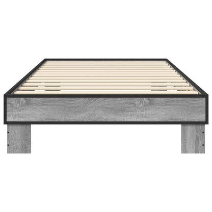 Struttura del letto Sonoma grigio 80 x 200 cm | homemem39