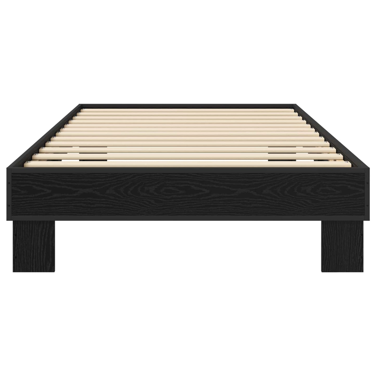 Struttura del letto Rovere Nero 80 x 200 cm | homemem39