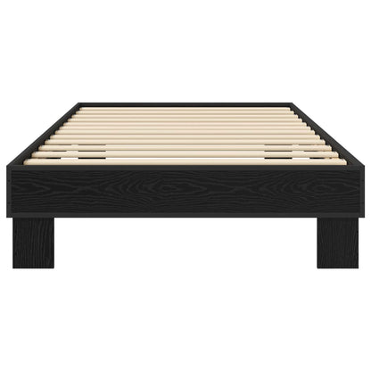 Struttura del letto Rovere Nero 80 x 200 cm | homemem39