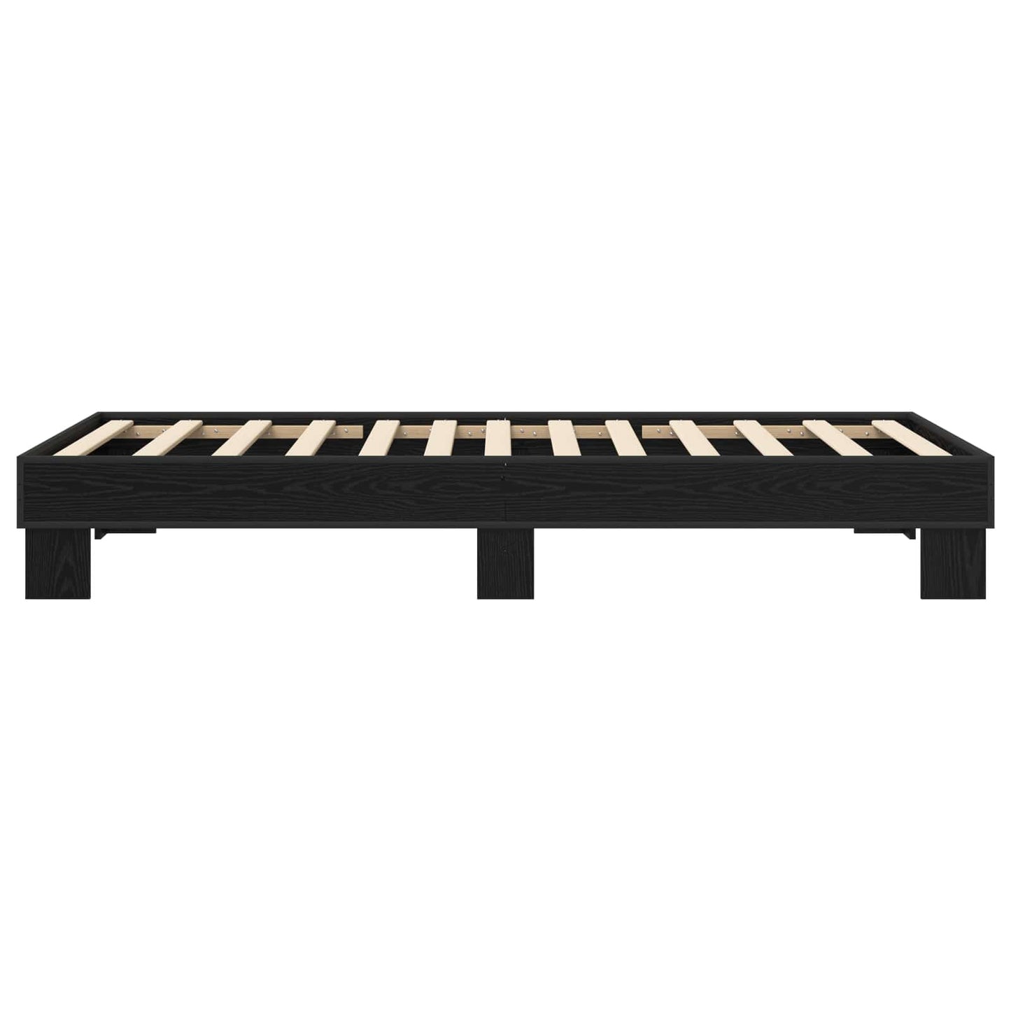 Struttura del letto Rovere Nero 80 x 200 cm | homemem39