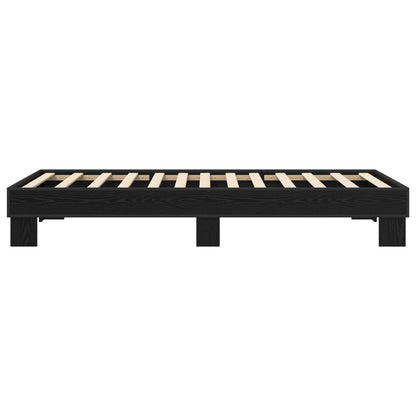 Struttura del letto Rovere Nero 80 x 200 cm | homemem39
