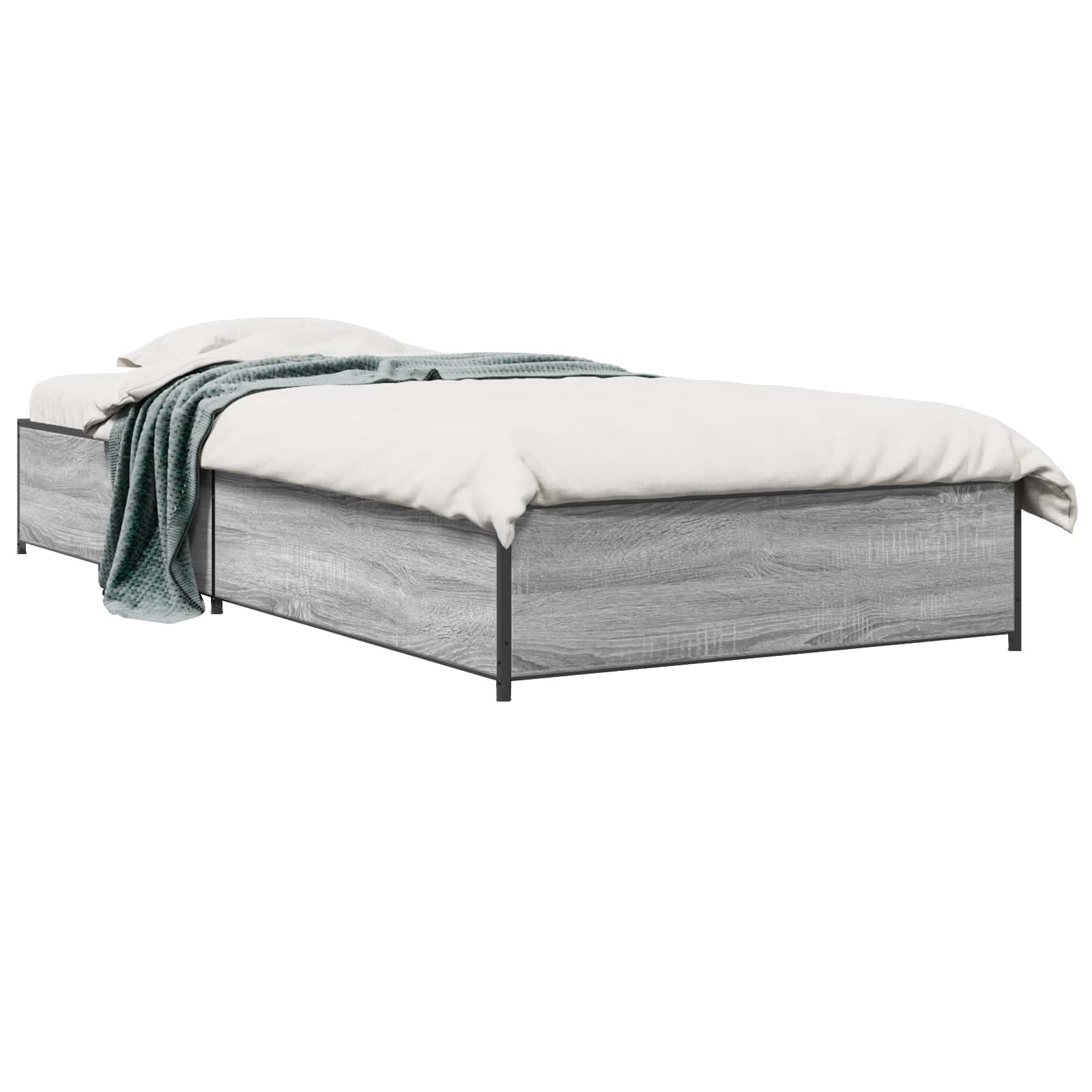 Struttura del letto Sonoma grigio 80 x 200 cm | homemem39