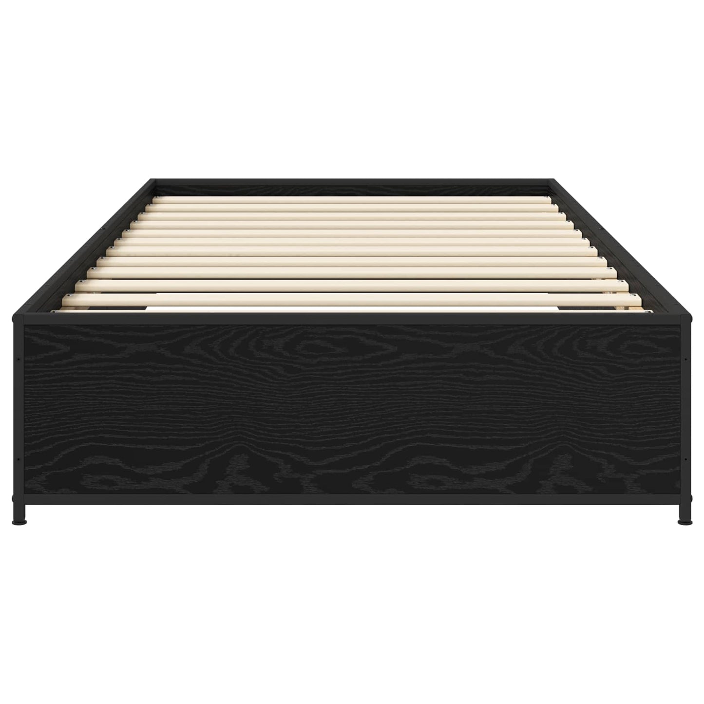 Struttura del letto Rovere Nero 80 x 200 cm | homemem39