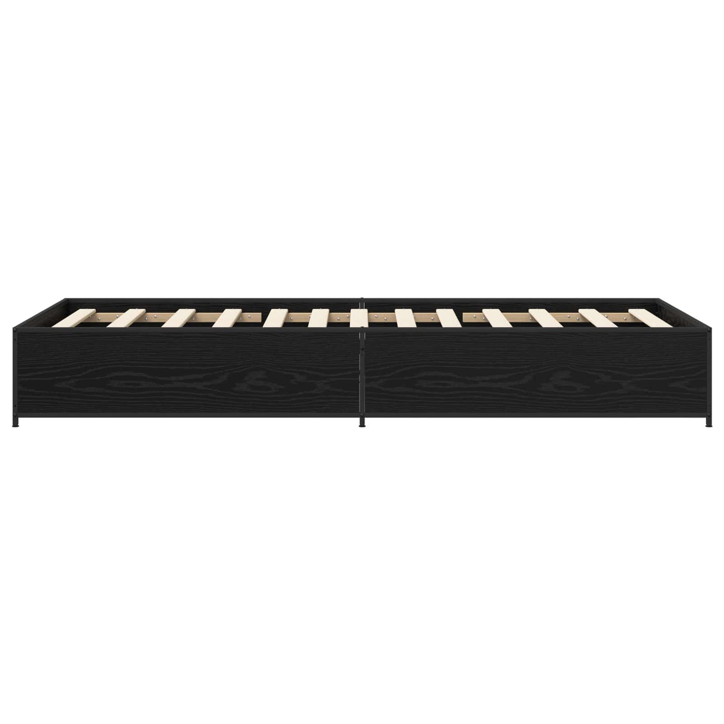 Struttura del letto Rovere Nero 80 x 200 cm | homemem39