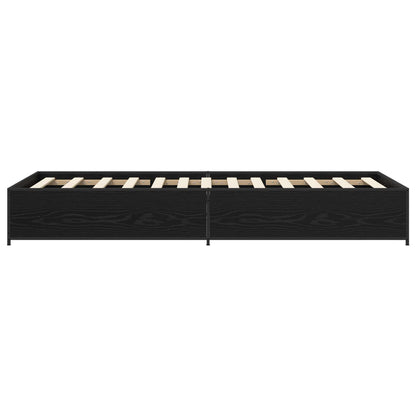 Struttura del letto Rovere Nero 80 x 200 cm | homemem39