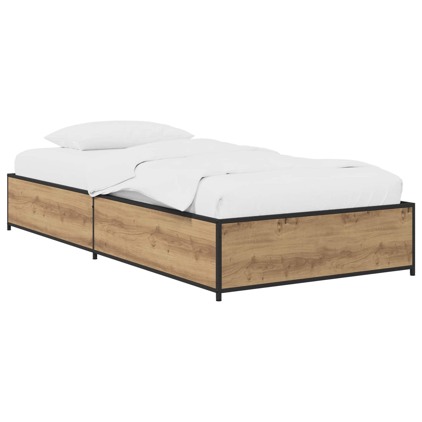 Struttura del letto Rovere Artigianale 80 x 200 cm | homemem39