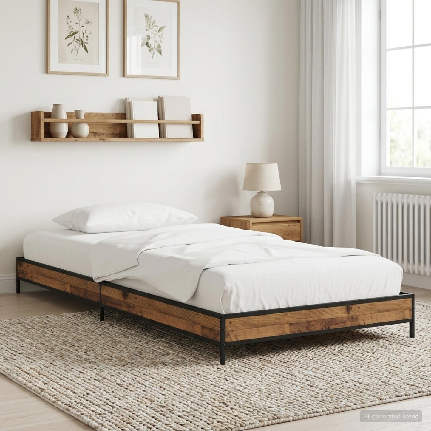 Struttura del letto Legno antico 80 x 200 cm | homemem39