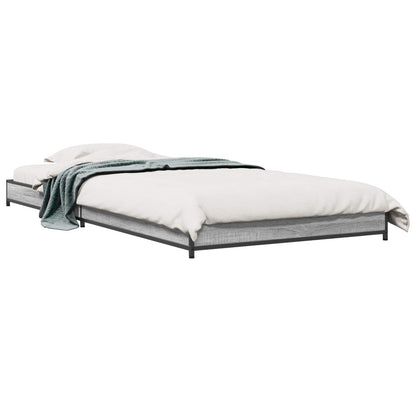 Struttura del letto Sonoma grigio 80 x 200 cm | homemem39